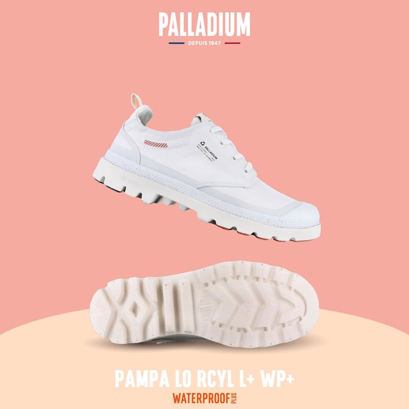 PALLADIUM 防水升级潮流橘标低筒防水鞋 白 79145 - 雨鞋/雨靴 - 其他材质 多色
