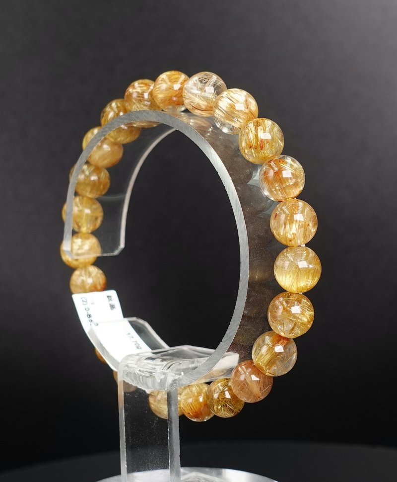 宝丽金珠宝-天然钛晶手珠 - 手链/手环 - 水晶 