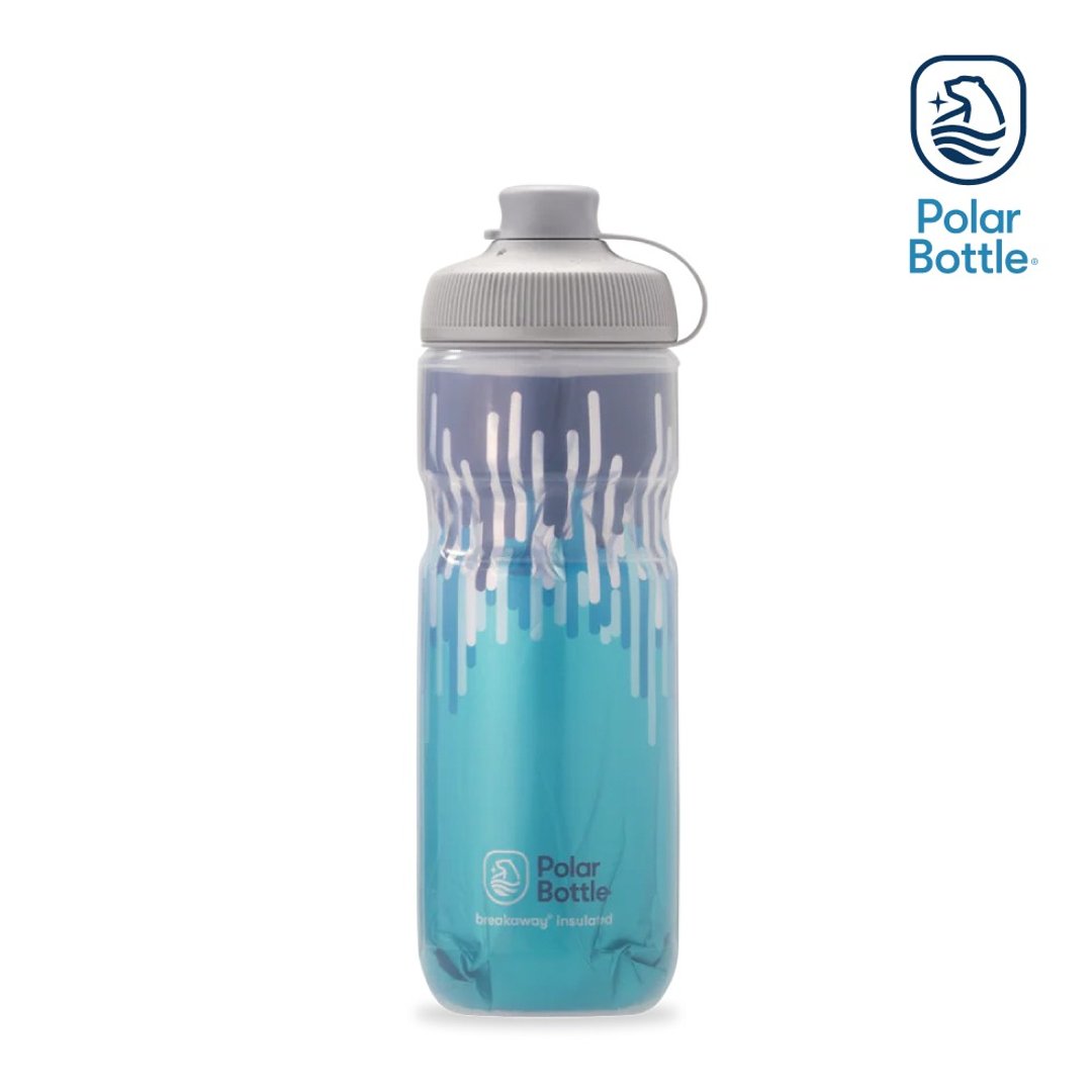 Polar Bottle 20oz MUCK双层保冷喷射水壶 ZIPPER 水蓝 - 运动配件 - 塑料 蓝色