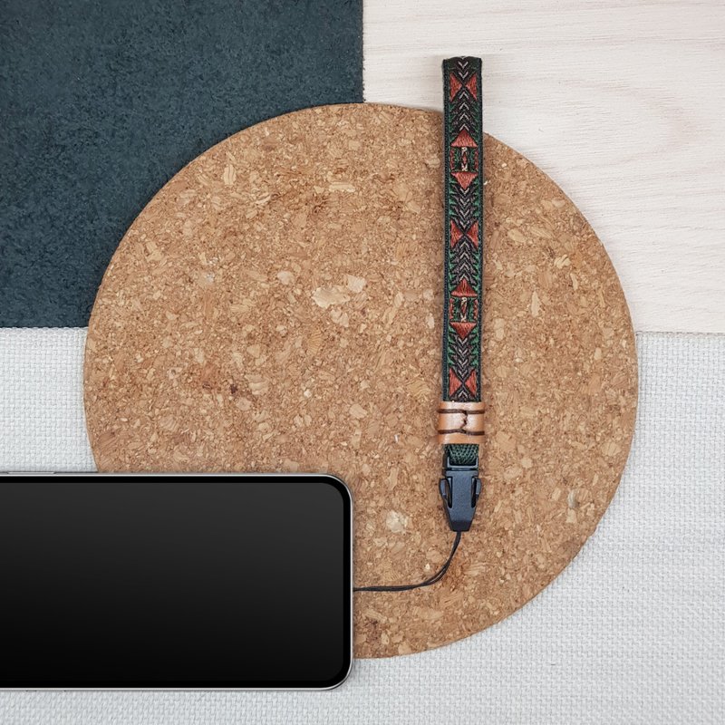 相机绳 相机带 手机绳 手腕带 手绳 吊饰 织带 生日礼物 - 吊饰 - 其他人造纤维 绿色