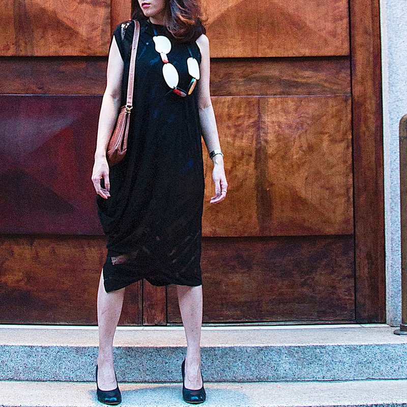 Vivienne westwood Anglomania 意大利制 黑色透明 洋装 - 洋装/连衣裙 - 聚酯纤维 黑色