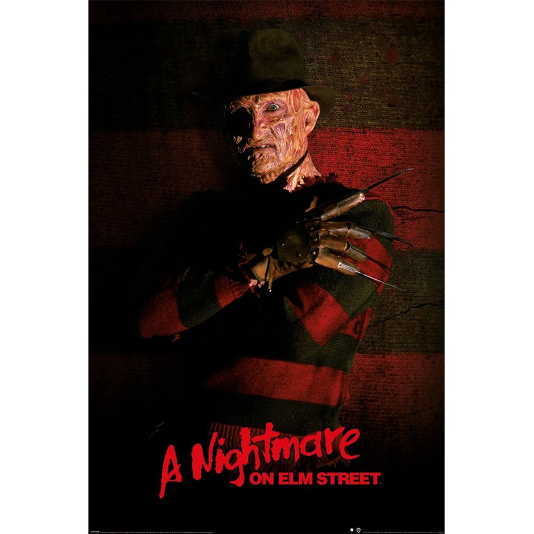 【半夜鬼上床】恐怖佛莱迪海报/A Nightmare On Elm Street - 海报/装饰画/版画 - 纸 多色