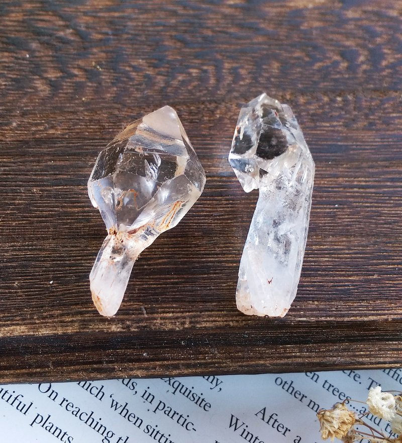 Red Mud Skeletal Quartz 马达加斯加 红泥骸骨水晶 天然矿石 - 摆饰 - 其他材质 