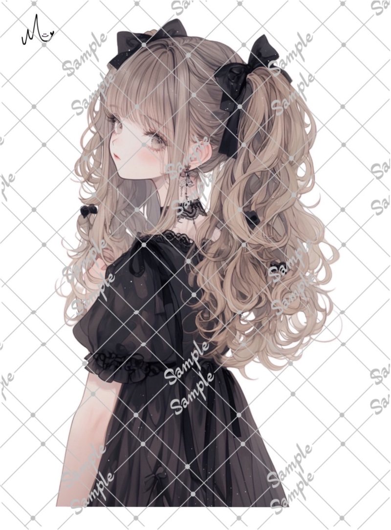 原创人物贴纸 9月新款 - 贴纸 - 纸 