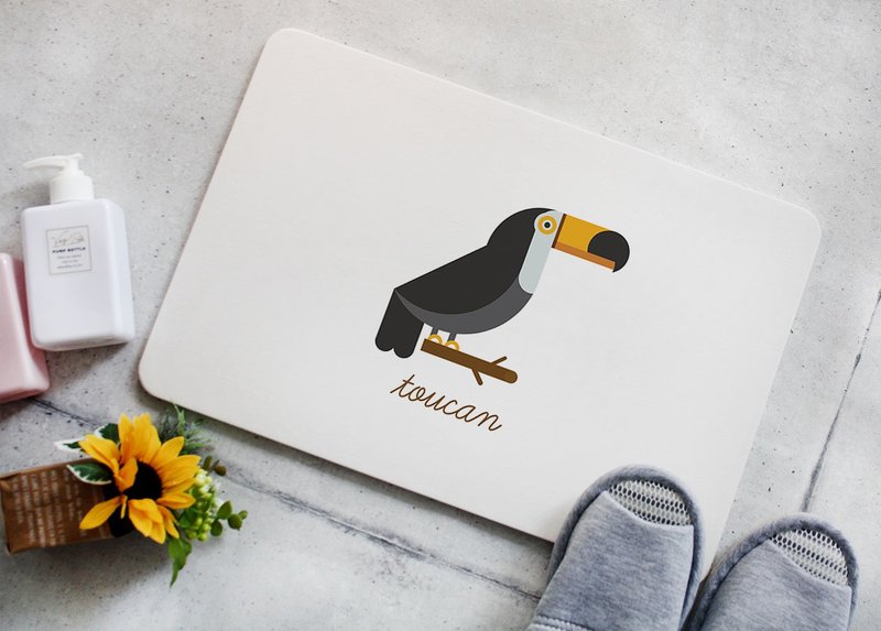 巨嘴鸟 | 圭藻土地垫 - 地垫/地毯 - 其他材质 