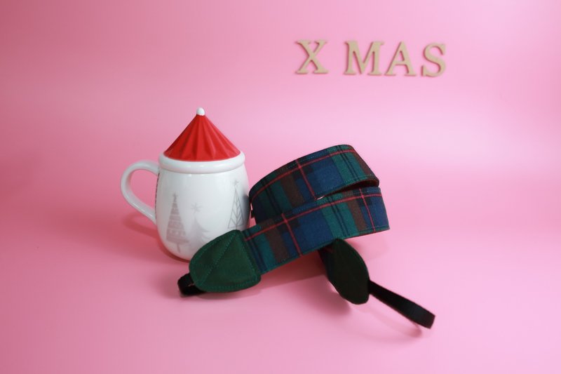 Pu.sozo -布手作 日系手作 ~[红绿格纹]双背带孔相机/相机背带/相机绳/拍照/相机 - 相机 - 棉．麻 