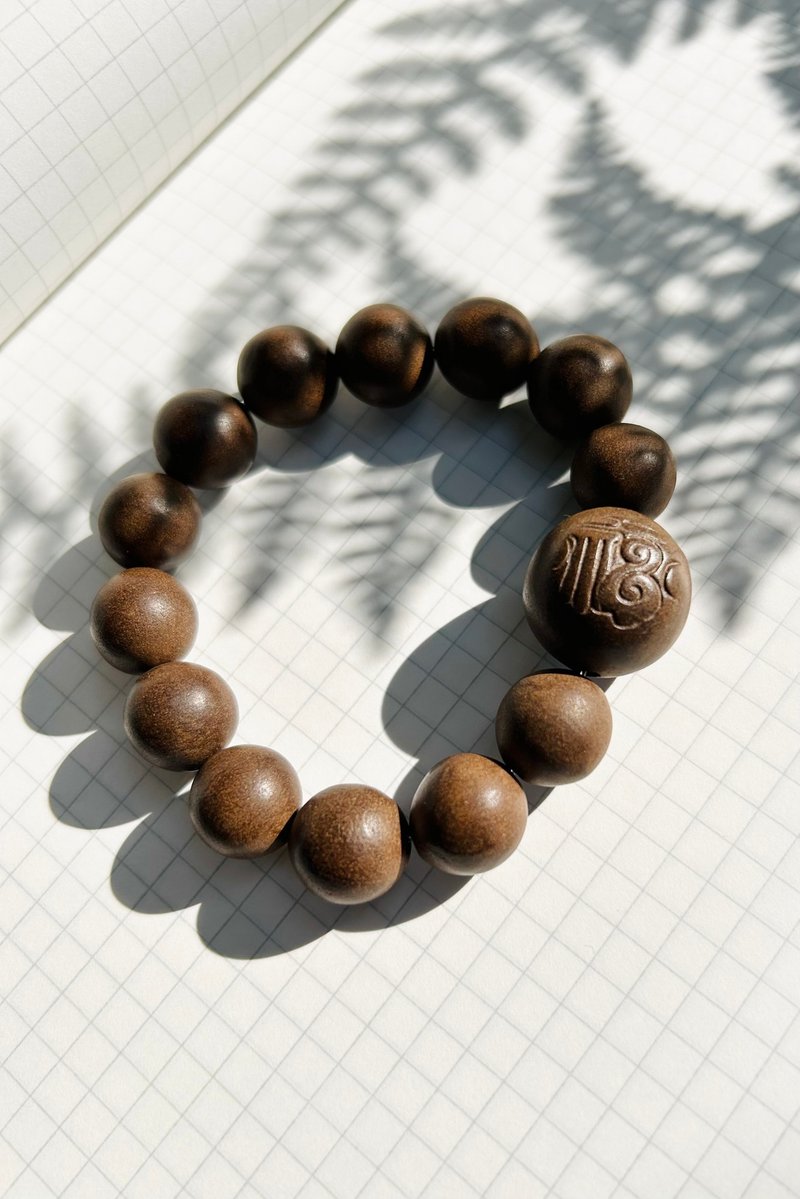 壹染指香品 | 风里有了秋天的味道 | 古法木樨香 手搓香珠手串 - 手链/手环 - 植物．花 