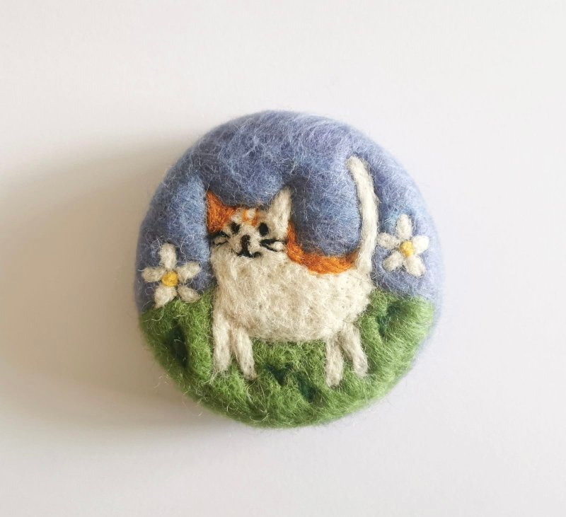 Meow in the garden - 其他 - 羊毛 