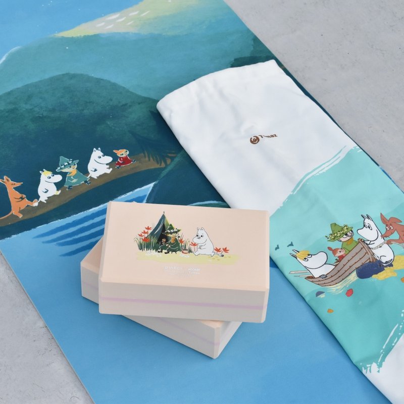 限时五折【Pinkoi x Moomin】 麂皮瑜珈垫运动套组 | 正版授权 - 瑜珈垫 - 其他材质 