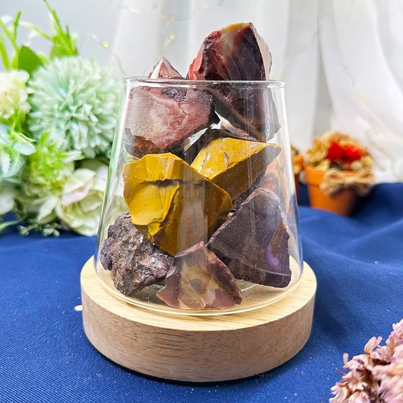 【MU 工坊】蛋黄石扩香石夜灯/水晶扩香灯/碎石/室内香薰/净 - 香薰/精油/线香 - 其他材质 