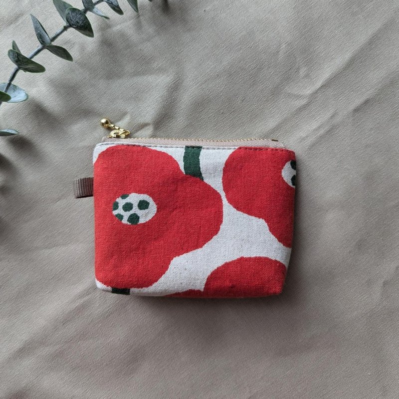 拉链零钱袋- 多款花色 - 零钱包 - 棉．麻 