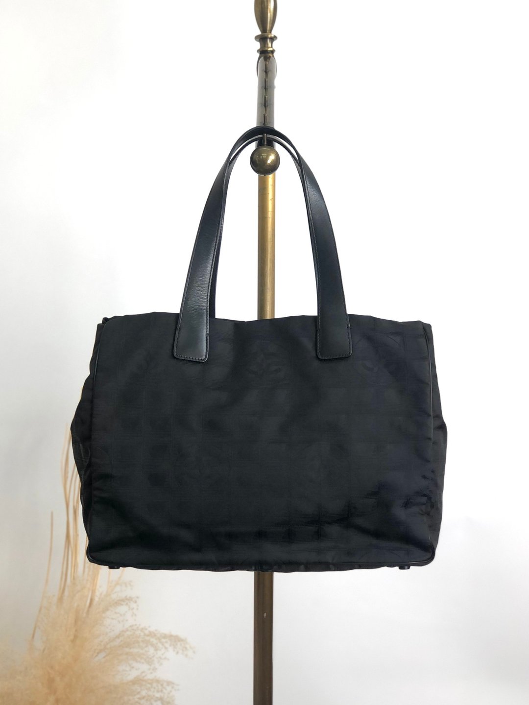 【日本直送，品牌二手包】CHANEL 新款旅游托特包黑尼龙复古旧款 J88XFN - 手提包/手提袋 - 尼龙 黑色