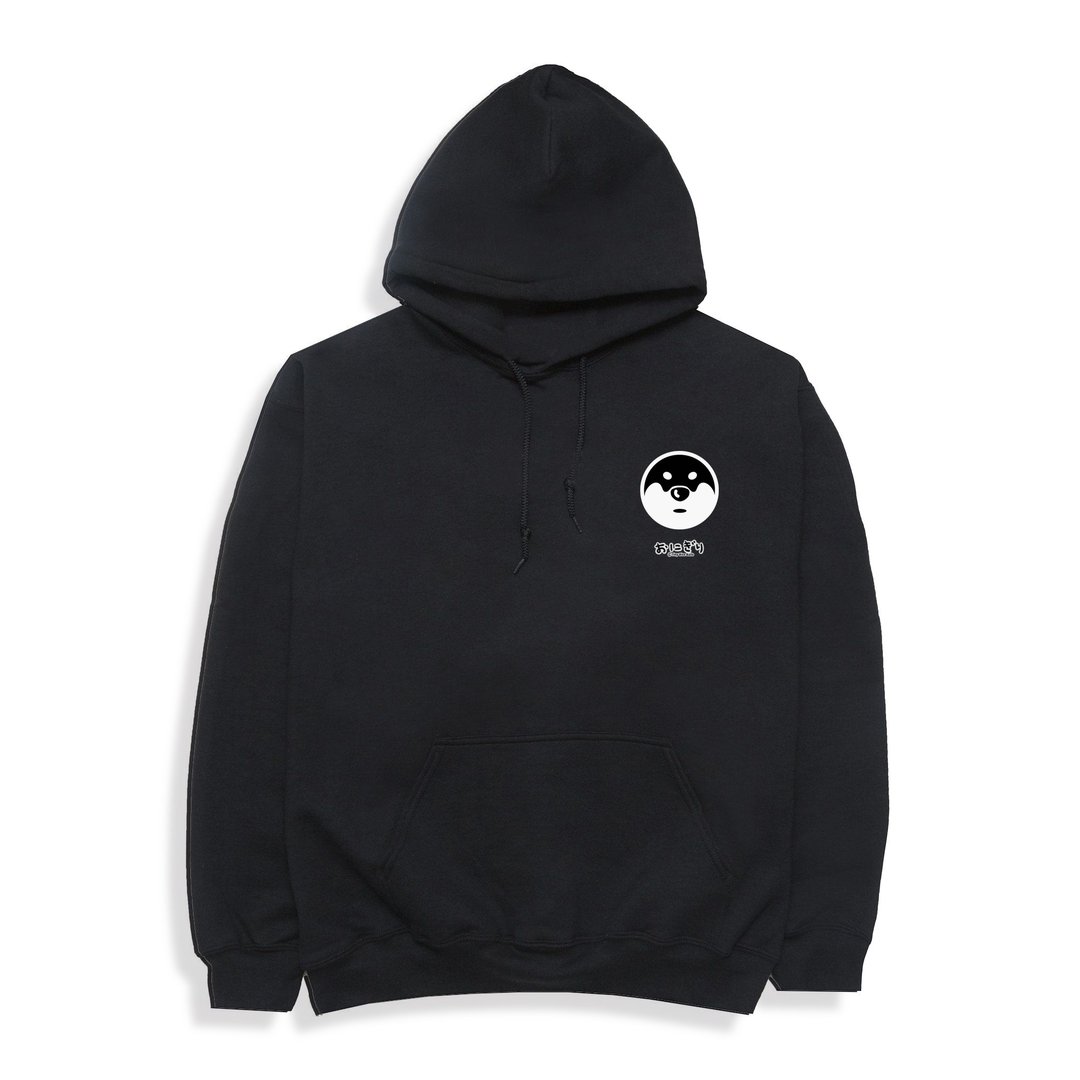 Shiba Inu Hoodie 小饭团 柴柴帽T 剑道神秘柴 内磨毛暖暖黑色帽T - 中性连帽卫衣/T 恤 - 棉 白色
