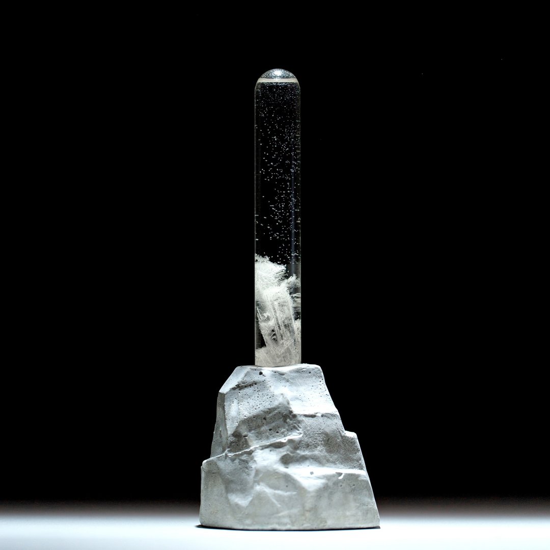 圣诞礼物/小雪山试管天气瓶/交换礼物 - 摆饰 - 其他材质 银色
