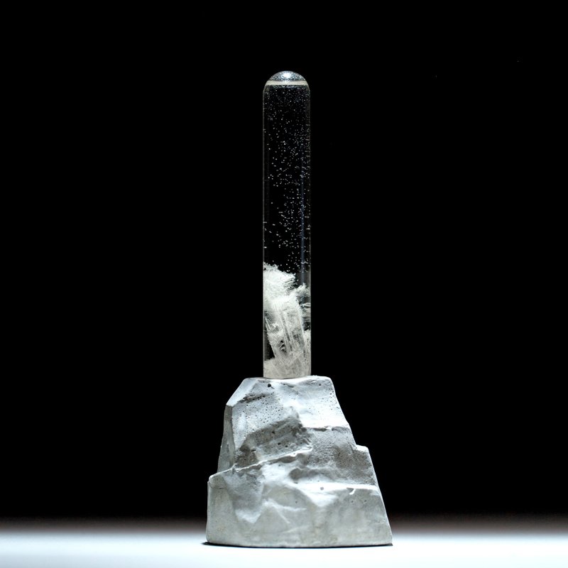 圣诞礼物/小雪山试管天气瓶/交换礼物 - 摆饰 - 其他材质 银色