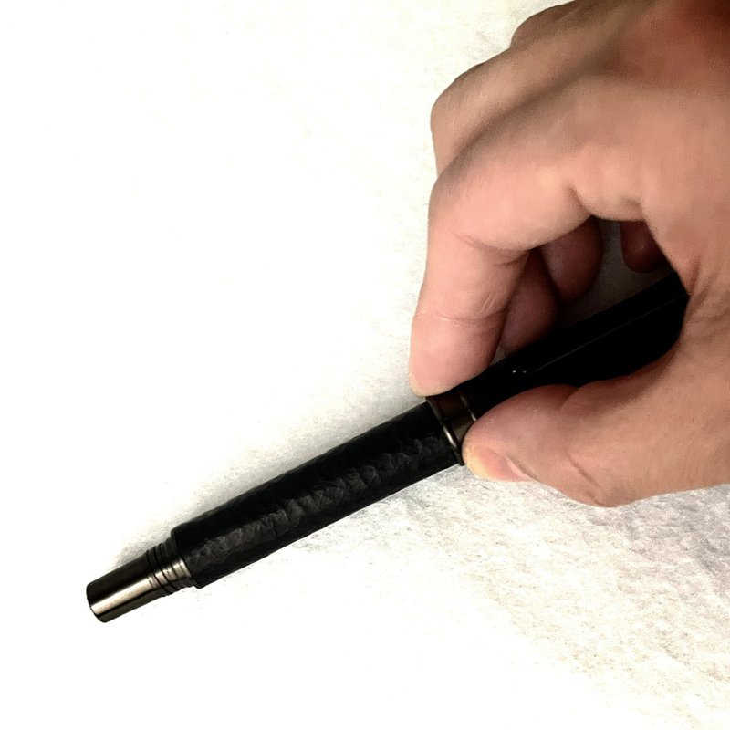 BLACK皮革手感钢笔 I 钢珠笔 2 in 1 特仕礼盒vip定制 - 钢笔 - 其他金属 黑色