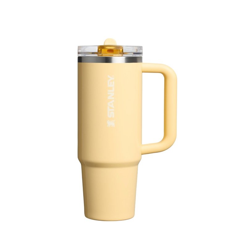 STANLEY 防漏吸管随手杯 0.88L / 晨曦黄 - 保温瓶/保温杯 - 不锈钢 