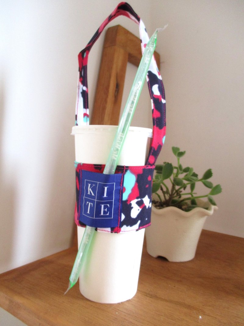 小风筝-环保杯套-迷彩粉 - 随行杯提袋/水壶袋 - 其他材质 多色