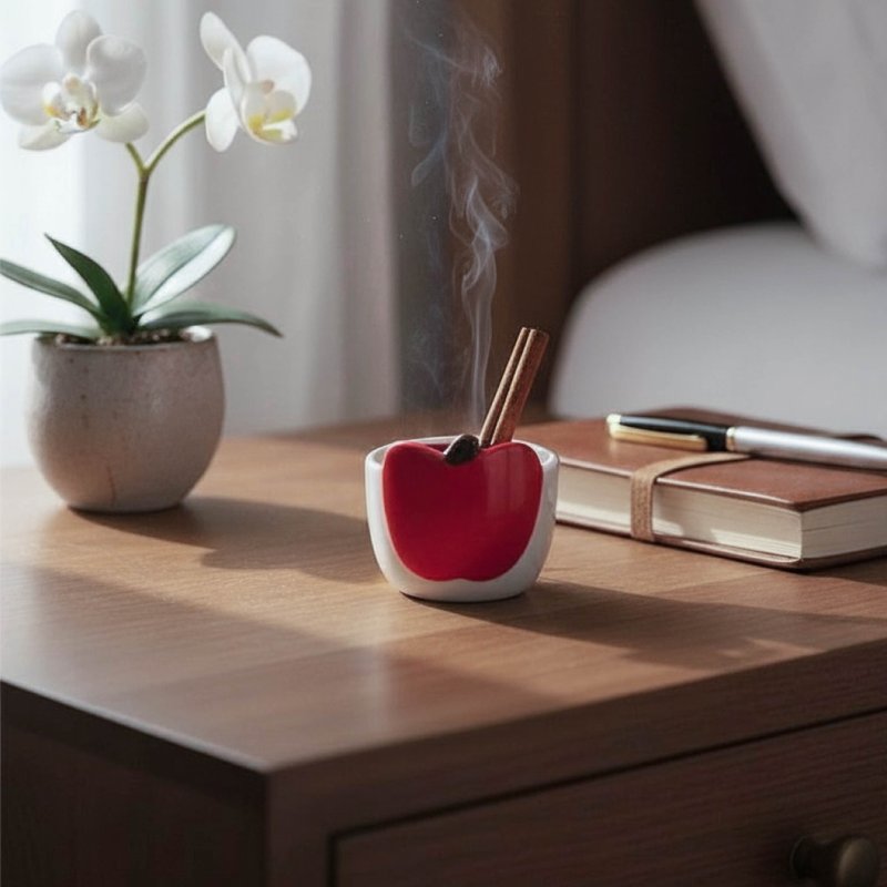 【陶瓷杯】 平平安安苹果杯200ml - 把好运装进杯里 - 咖啡杯/马克杯 - 瓷 