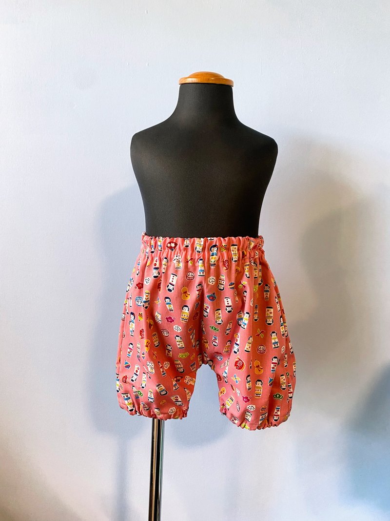 婴儿南瓜裤 婴儿裤 70-80 厘米 - 童装裤 - 棉．麻 粉红色