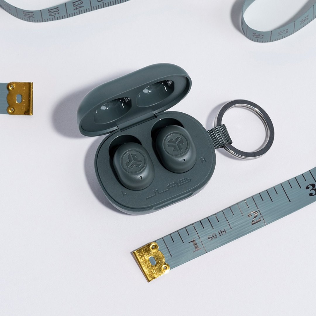 【JLab】  JBuds Mini 真无线蓝牙耳机-鼠尾草灰 - 耳机 - 塑料 