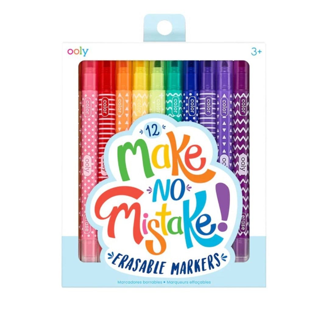 【美国OOLY】Make No Mistake! 双头魔擦彩色笔 (12色) - 插画/绘画/写字 - 塑料 多色