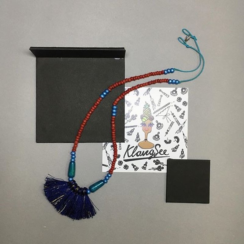 necklace: boho no.01 - 项链 - 其他材质 红色