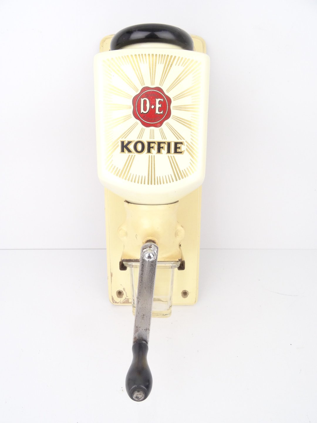 复古 Zassenhaus Douwe Egberts 荷兰墙式咖啡磨研磨机（Pede Era） - 咖啡壶/周边 - 其他材质 白色