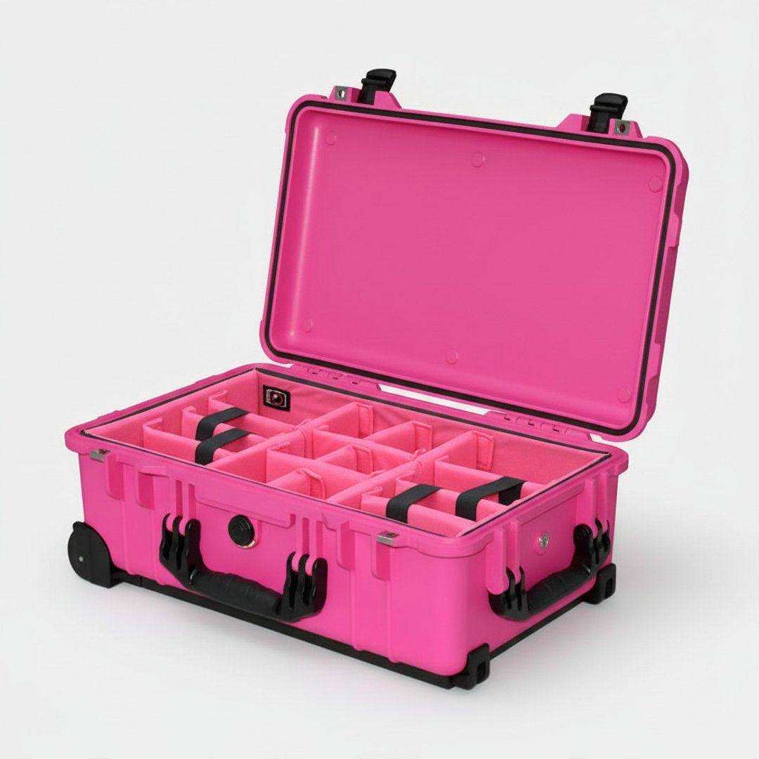 摄影师专用  派力肯 Pelican1510,im2500  Cases 内间隔 粉红多色 - 相机包/相机袋 - 防水材质 粉红色