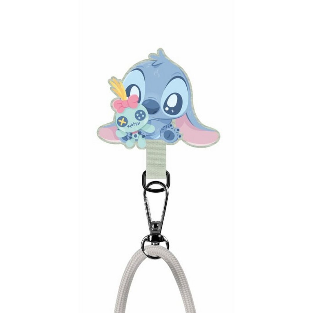 迪士尼 史迪奇 手机挂绳连夹片 配 6mm/10mm 背带 Phone Strap - 手机配件 - 尼龙 多色