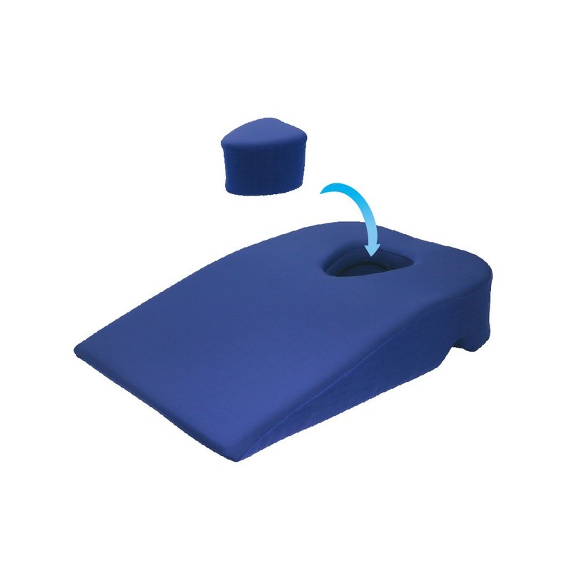 空口加宽版-第三代-三合一SPA按摩趴睡舒压枕 - 其他 - 其他材质 蓝色