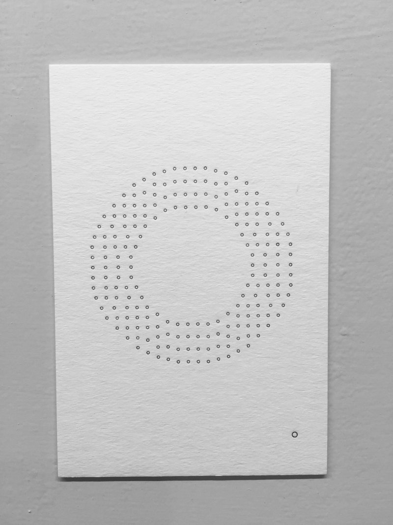 标点符号明信片 句号 - 卡片/明信片 - 纸 