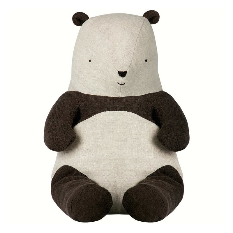 森林好朋友-小猫熊 - 玩偶/公仔 - 棉．麻 白色