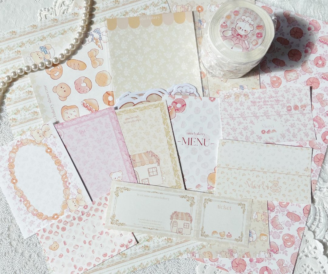 aisu bakery collection complete set - 纸盒/包装盒 - 纸 多色