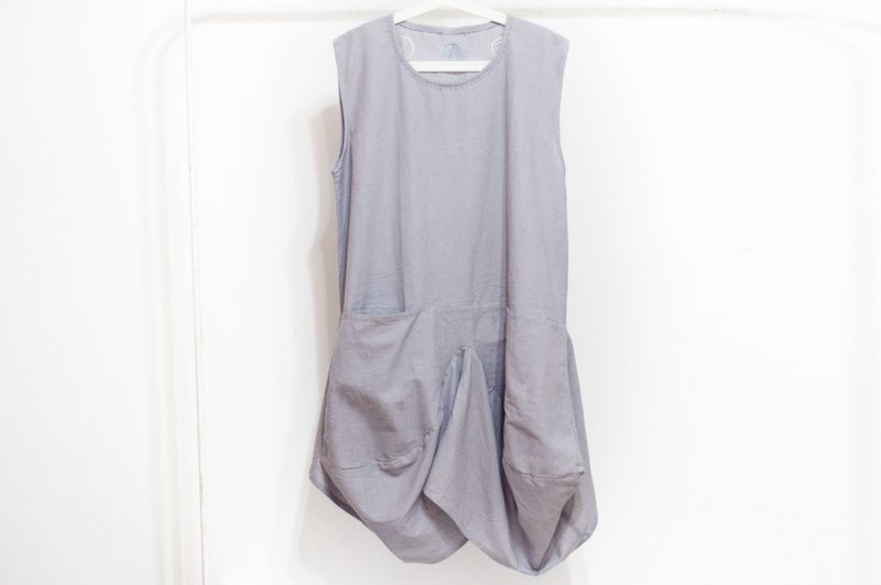 纯棉麻洋装/民族风洋装/刺绣洋装/手工不规则洋装-无印良品风原味 - 洋装/连衣裙 - 棉．麻 多色