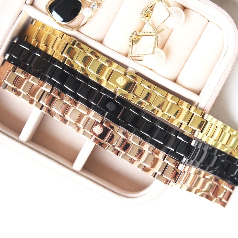 不锈钢女表表带 / 12mm - 表带 - 其他金属 