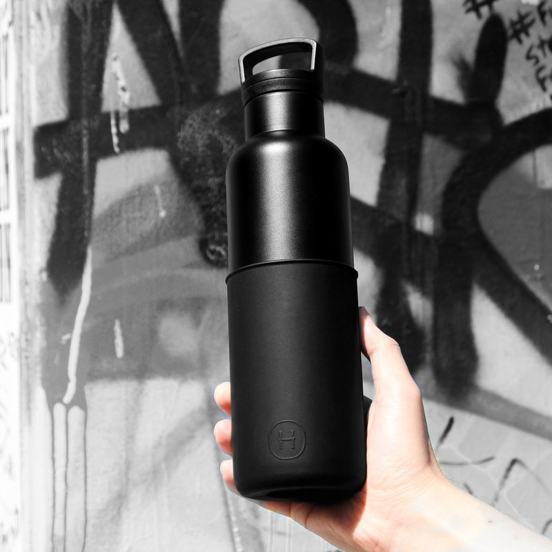 美国HYDY时尚保温水壶 CinCin Black系列 |午夜黑-黑瓶- 590ml - 水瓶/水壶 - 其他金属 黑色