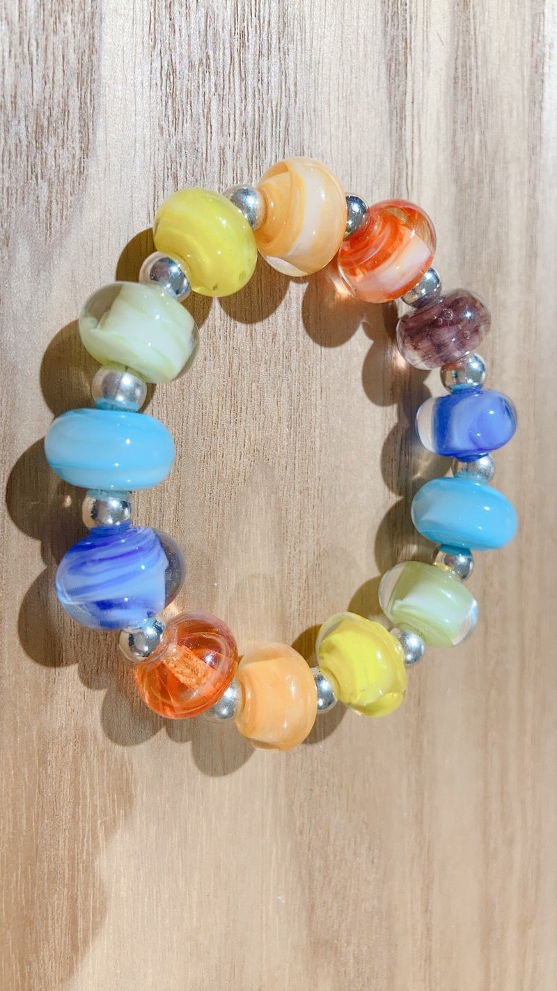 七彩琉璃手链 - 手链/手环 - 琉璃 