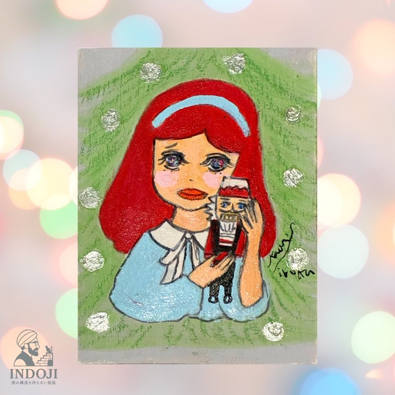 原画 圣诞节 胡桃钳 L 照片尺寸 - 海报/装饰画/版画 - 纸 红色