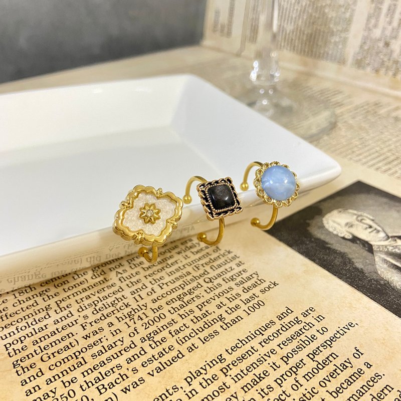 14k金钮扣戒指 - 戒指 - 其他金属 