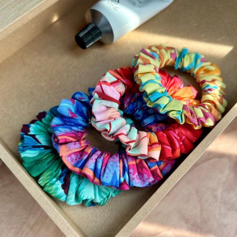 缤纷罗旺发圈 - 发饰 - 棉．麻 多色