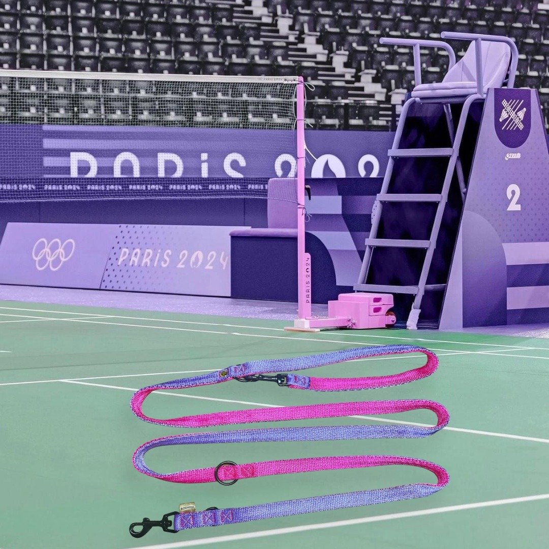 2024巴黎奥运美学多用拉绳 - 项圈/牵绳 - 尼龙 