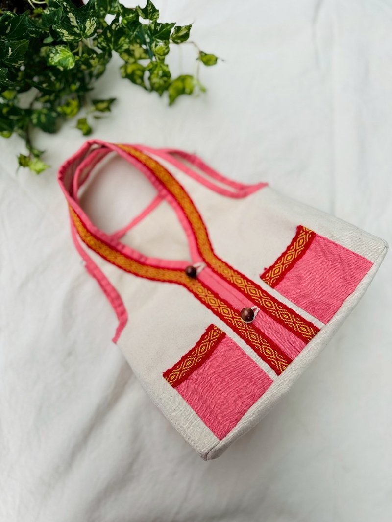 纯手工织布背心包-太鲁阁族织布 - 侧背包/斜挎包 - 棉．麻 