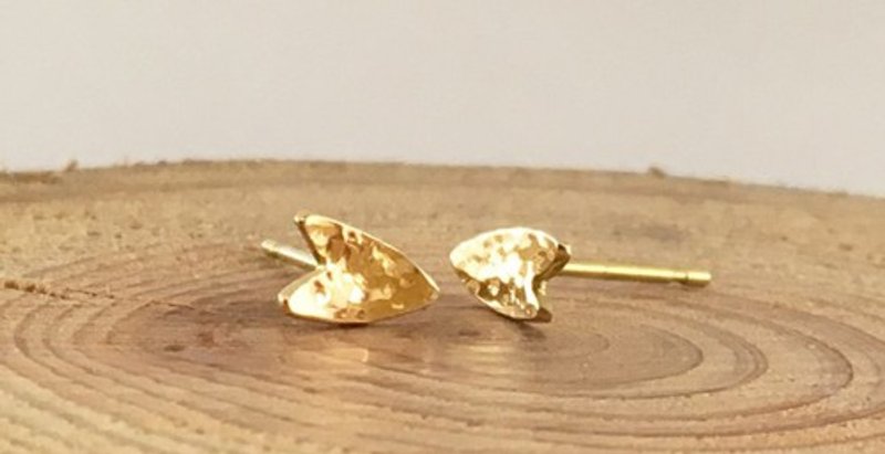 Cherry blossom petals K18 gold earrings - 耳环/耳夹 - 其他金属 