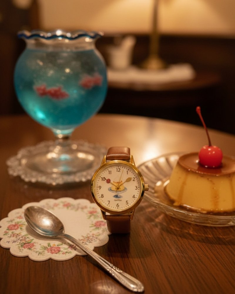 Dessert Watch 甜品手表 布甸 蛋糕 - 女表 - 其他材质 咖啡色