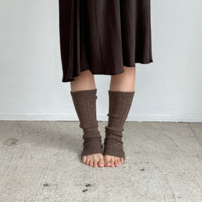 顶级羊驼毛 leg warmers - 女士内衣裤 - 环保材料 咖啡色