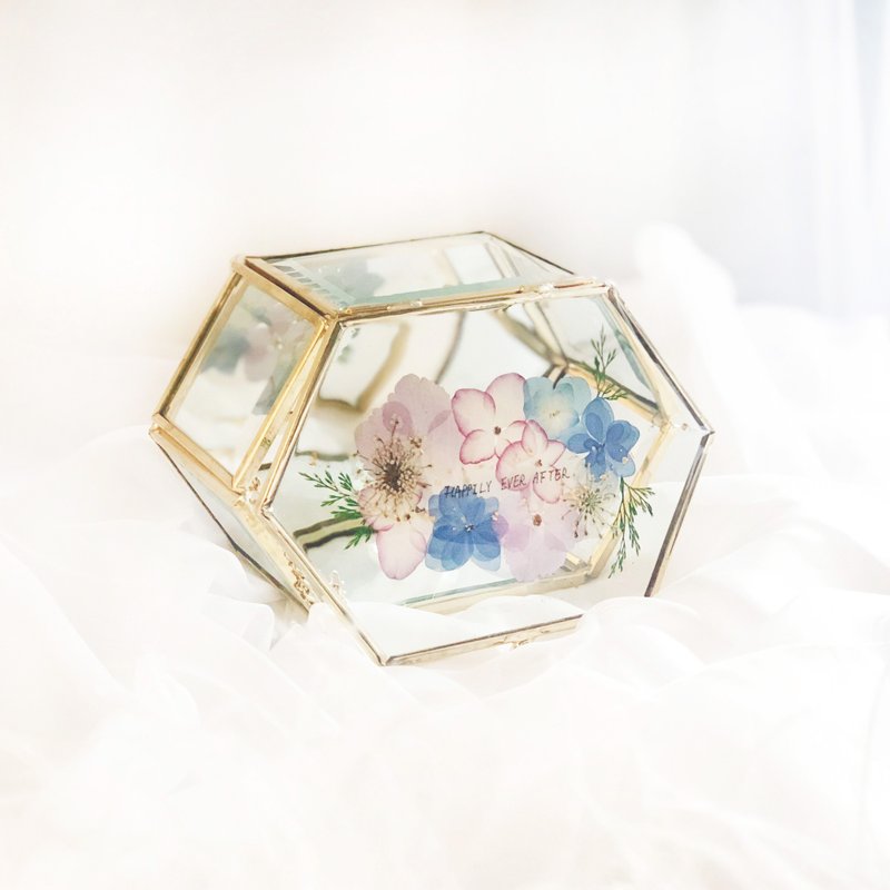 压花首饰盒饰物盒/婚礼礼物/姊妹伴手礼 - 摆饰 - 其他材质 