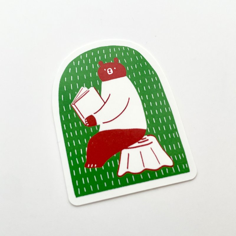 绿色森林 贴纸 - 贴纸 - 纸 白色