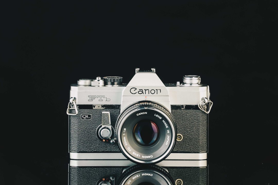 Canon FTb+Canon FD 50mm F=1.8 #9803 #135底片相机 - 相机 - 其他金属 黑色