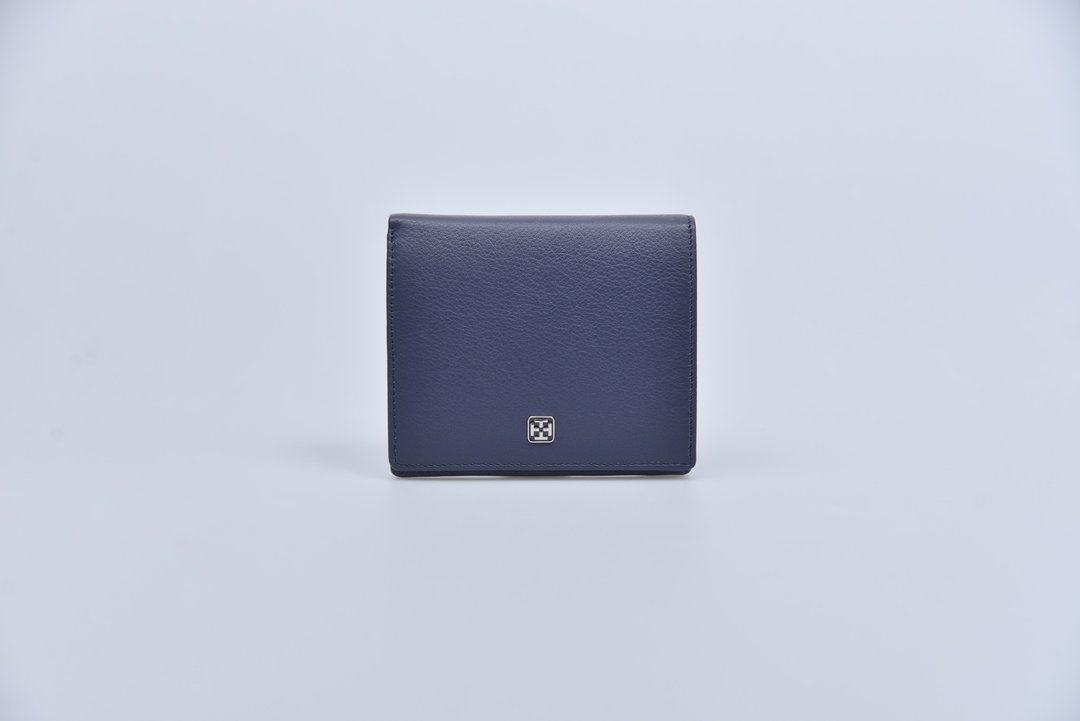 Tosca | Chisai Coins Wallet 真皮银包,钱包 零钱- 黑/蓝色 - 皮夹/钱包 - 真皮 多色